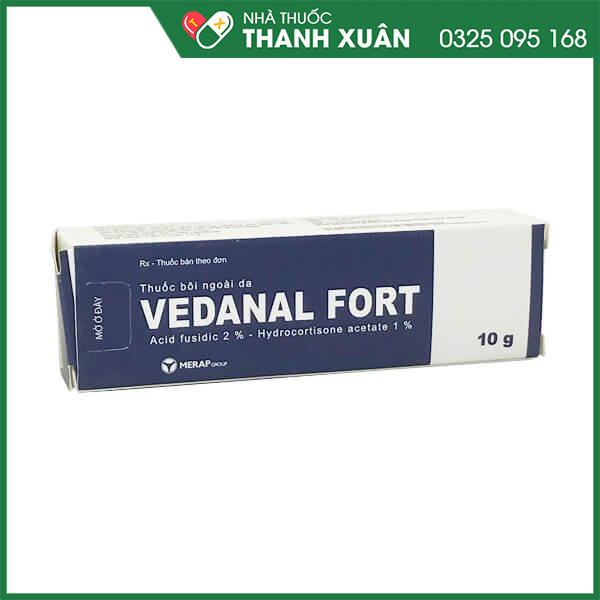 Vedanal Forte 10g điều trị viêm da